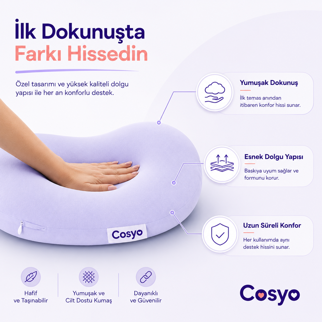 Cosyo™ Serinletici Uyku Yastığı
